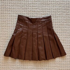 Sunday Best Chocolate Brown A-Line Skirt
